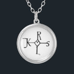 Karlemagne-Monogramm Versilberte Kette<br><div class="desc">Monogramm Charlemagne. Karl der Große (lateinisch: Carolus Magnus; 2. April 747 - 28. Januar 814), Mitglied der Karolingischen Dynastie, war König der Fränke von 768, König der Lombarden von 774 und erster Kaiser der Römer von 800. Charlemagne gelang es, die Mehrheit des Westerns und Mitteleuropas zu vereinen und war der...</div>