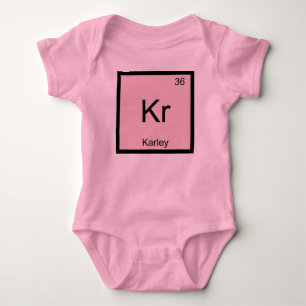Karley Name Chemie Element Periodensystem Baby Strampler