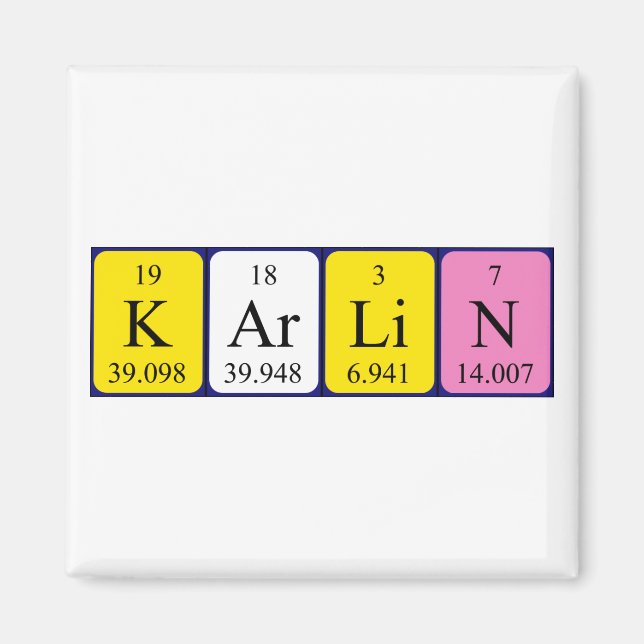 Karlin-Periodenmagnet Magnet (Vorne)