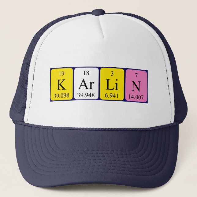 Karlin Periodenname Truckerkappe (Vorderseite)