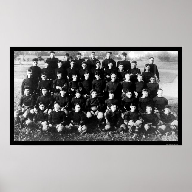 Karlisle School Football Squad 1914 Poster (Vorne)