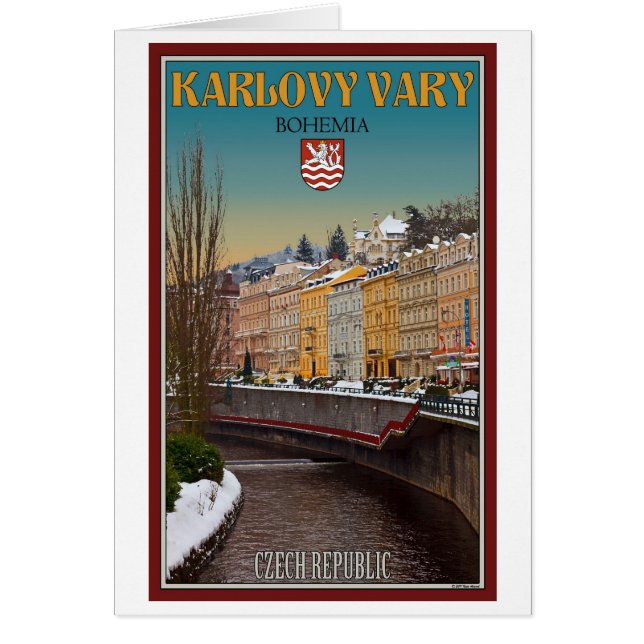 Karlovy Vary - Semnice River Winter (Vorne)