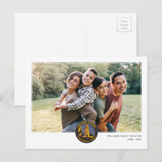 Karlsbad Nationalpark Postkarte (Vorne/Hinten)