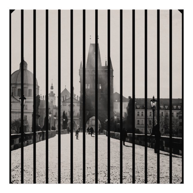 Karlsbrücke in Prag Fotodruck (Vorne)