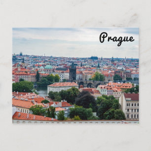 Karlsbrücke, Kirche St. Nicolas - Prag Postkarte