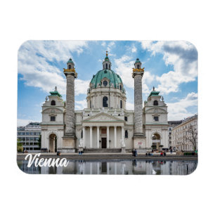Karlskirche in Wien, Österreich Magnet