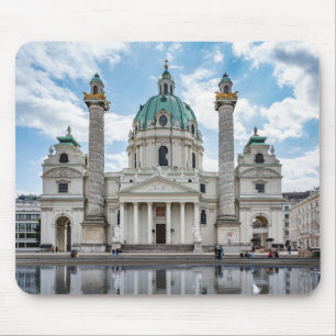 Karlskirche in Wien, Österreich Mousepad