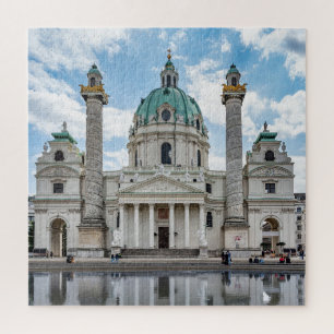 Karlskirche in Wien, Österreich Puzzle