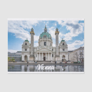 Karlskirche in Wien, Österreich Seidenpapier