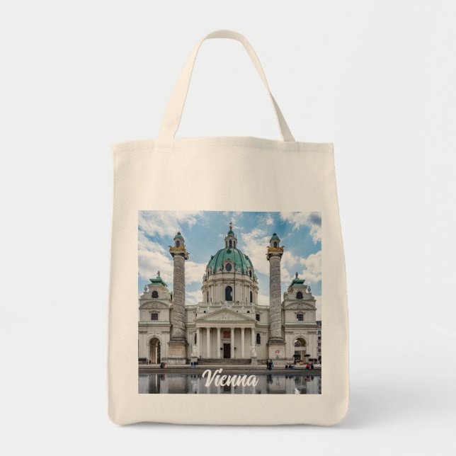 Karlskirche in Wien, Österreich Tragetasche (Vorne)
