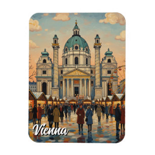 Karlskirche Karlsplatz Wien Österreich Reise Magnet