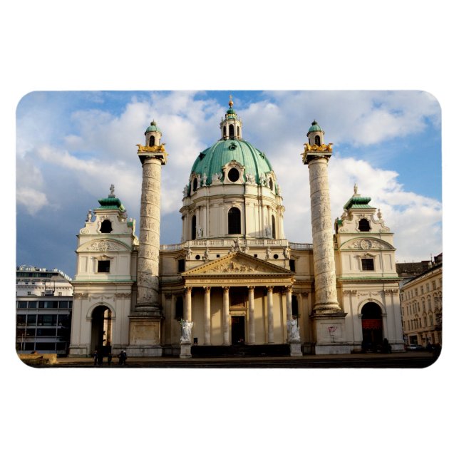 Karlskirche, Wien, Österreich Magnet (Horizontal)
