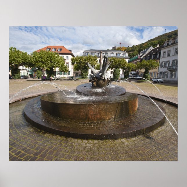 Karlsplatz, Altstadt Heidelberg Poster (Vorne)