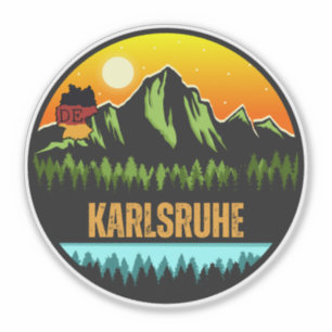 Karlsruhe, Baden-Württemberg Deutschland Aufkleber
