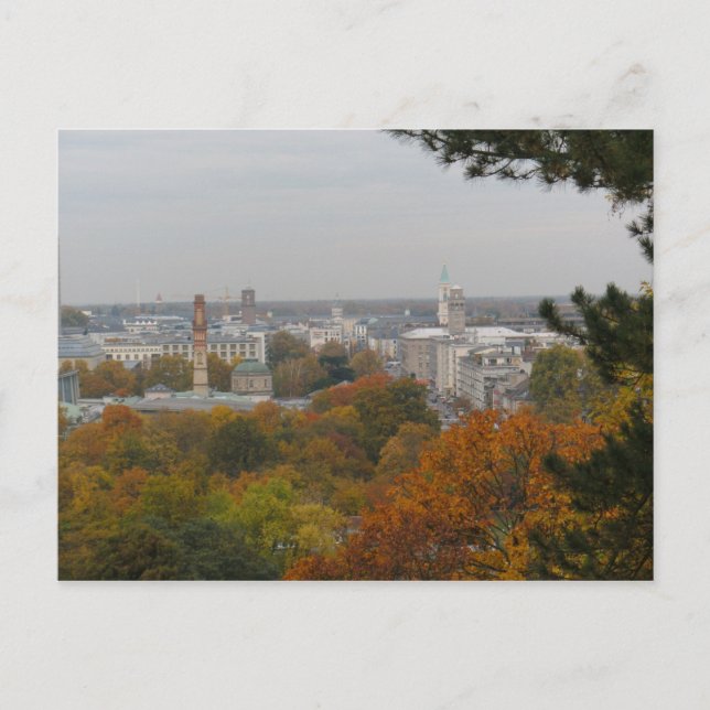 Karlsruhe Postkarte (Vorderseite)