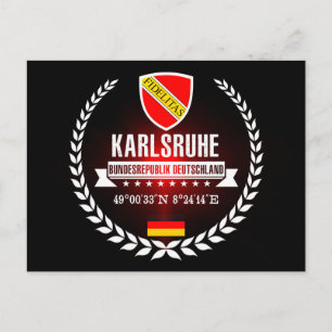 Karlsruhe Postkarte
