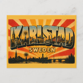 Karlstad Schweden Kunst & Natur Postkarte