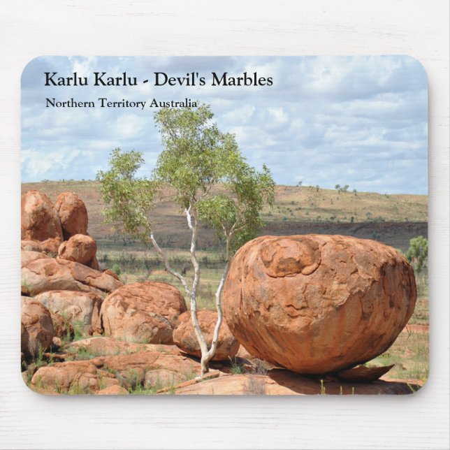 Karlu Karlu "Teufels Murmeln" Mousepad (Vorne)