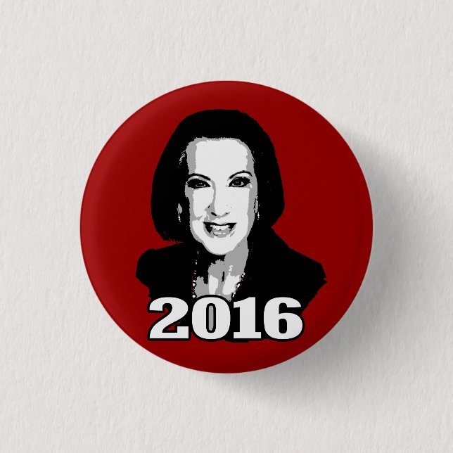 KARLY FIORINA 2016 KANDIDAT BUTTON (Vorderseite)
