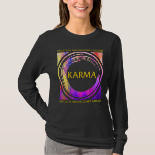 Karma Buddha Yoga Vintage Universelles Gesetz Budd T-Shirt