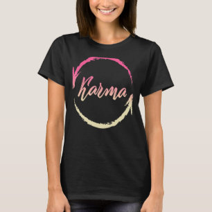 Karma Buddha Yoga Vintages Universelles Gesetz Bud T-Shirt