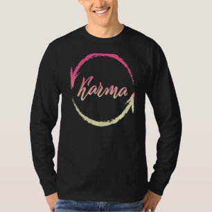 Karma Buddha Yoga Vintages Universelles Gesetz Bud T-Shirt