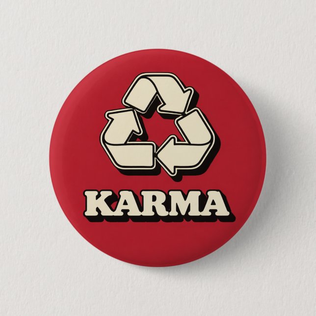 Karma Button (Vorderseite)