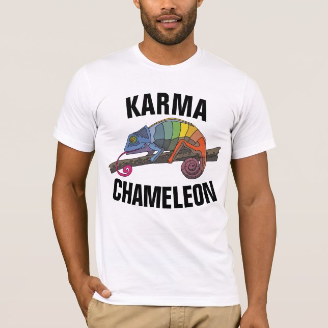 KARMA CHAMELEON Vintag 80er T - Shirt (Vorderseite)