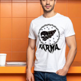 KARMA Death Metal Totenkopf T-Shirt