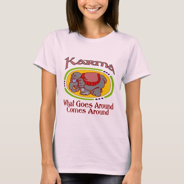 Karma Elephant T-Shirt (Vorderseite)