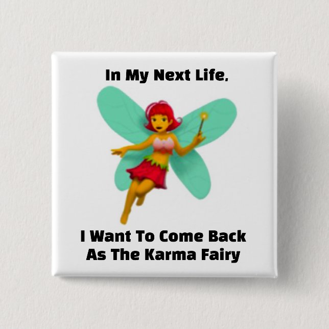 Karma Fairy Button (Vorderseite)