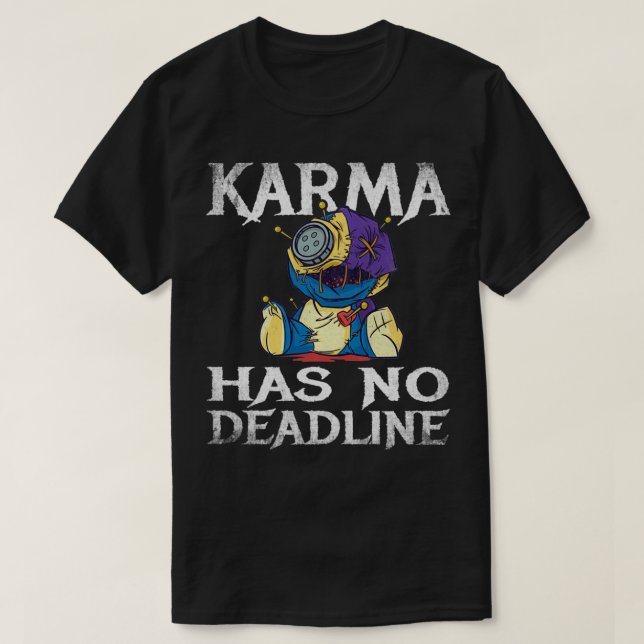 Karma hat keinen Deadline Balance Face Pullover (Design vorne)
