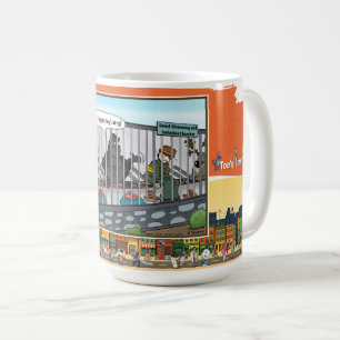 Karma im Zoo Satirischer Humor Klassiker Kaffeetasse
