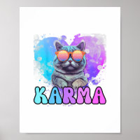 Karma Katzenliebhaber Karma ist mein Freund grausa
