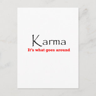 Karma Postkarte