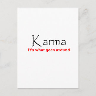 Karma Postkarte