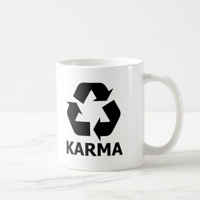 Karma recyceln tasse (Rechts)