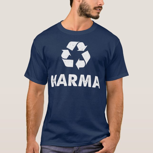 Karma Recycle  Recycling T  Eco Warrior Tee (Vorderseite)