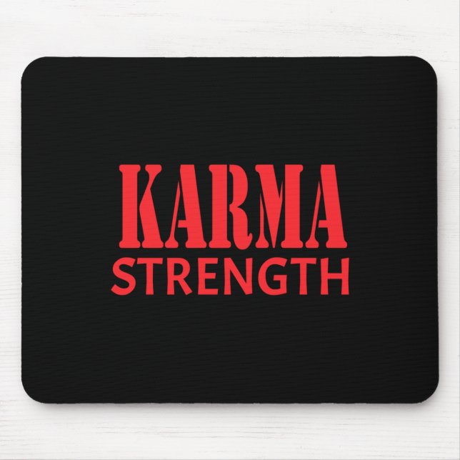 Karma Strength Sticker Mousepad (Vorne)
