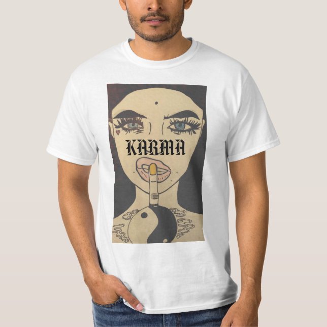 Karma-T-Shirt T-Shirt (Vorderseite)