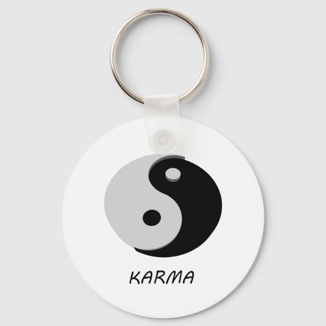 Karma Ying Yang Schlüsselanhänger (Vorderseite)