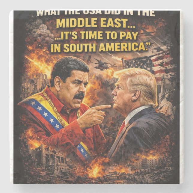 Karma zurück an Maduro Steinuntersetzer (Vorderseite)