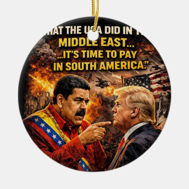 Karma zurück Maduro Keramik Ornament (Vorne)