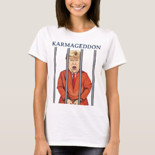 KARMAGEDDON: Trump im Gefängnis Orange Overall Lus T-Shirt
