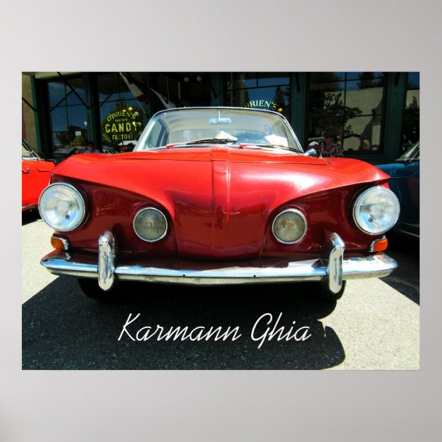Karmann Ghia Poster (Vorne)