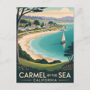 Karmel-by-the-Sea California Postcard Postkarte