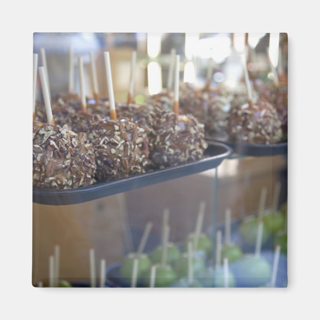 Karmeläpfel, Pioneer Square, Seattle, Magnet (Vorne)