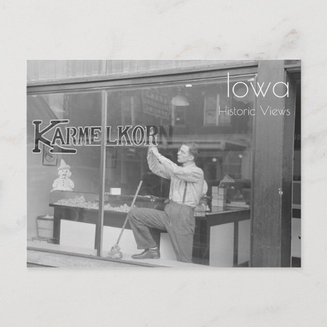 Karmelkorn Sign Postcard Postkarte (Vorderseite)