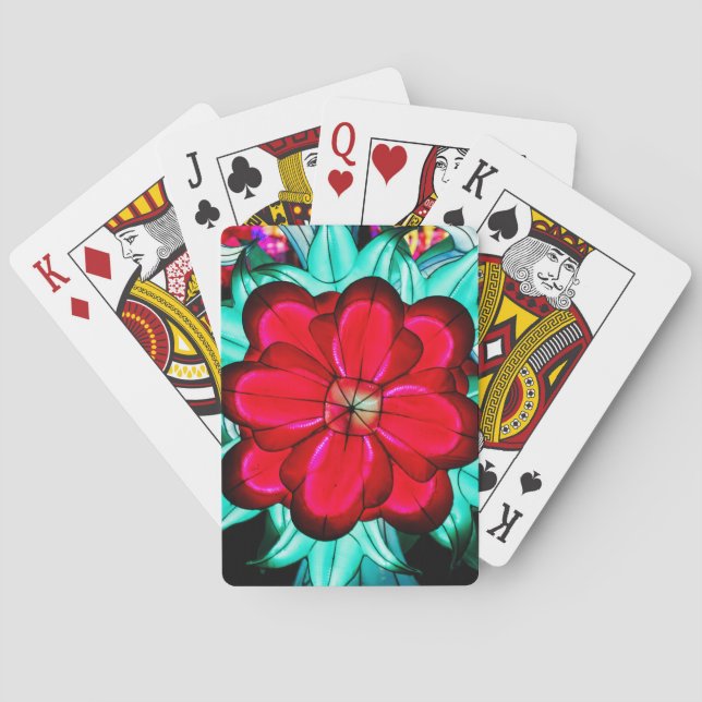 Karmesinroße Majestät  Spielkarten (Rückseite)