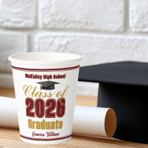Karmesinrote Gold-Abschlussfeier der Klasse 2026